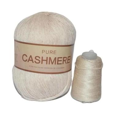 Imagem de Fio De Lã Cashmere Para Tricô De Cachecol De Bebê 70g - Fio Para Croch