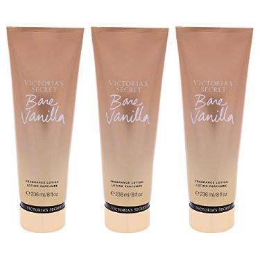 Imagem de Victorias Secret Bare Vanilla Fragrance Lotion - Pack of 3 for Women 8 oz Body Lotion
