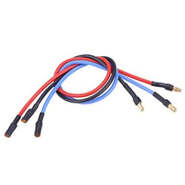 Imagem de 3 p?s/conjunto controlador eletr?nico de velocidade esc motor 30 cm cabo de silicone com conector banana de 3,Cabo de silicone esc,5 mm acess¨®rio rc, Cabo de Silicone ESC RC extens?o do motor 3