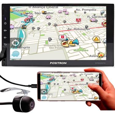 Imagem de Multimídia Pósitron SP8345TH 6,95" Polegadas 2 Din + Câmera de Ré