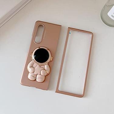 Imagem de Estojo de telefone PC com suporte dobrável de desenho animado bonito para Samsung Galaxy Z Fold 4 Case 5G para Galaxy Z Fold 3 2 Black Skin Case Cover, 4, para Samsung Z Fold2