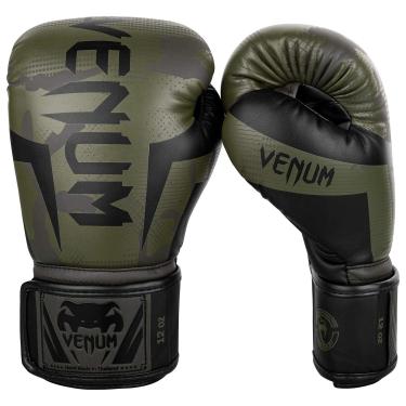 Imagem de Luvas de boxe Venum Elite, Khaki Camo, 16-Ounce
