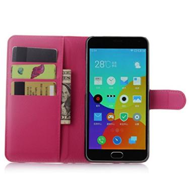 Imagem de MEIZU M2 Note Case – Capa carteira de couro PU Manyip para MEIZU M2 Note, capa de proteção de telefone estilo empresarial, capa com [compartimentos para dinheiro e cartão]