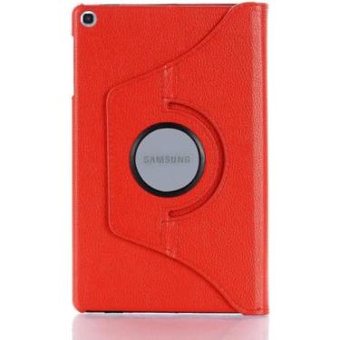 Imagem de Capa Case Giratoria para novo Samsung Galaxy Tab A7 Lite T225 Fechamento Magnético (Vermelho)