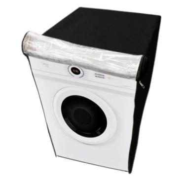 Imagem de CAPA PARA SECADORA MIDEA 11.2KG TRANSPARENTE FLEX (Preto)
