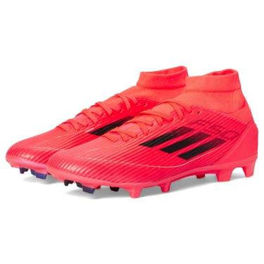 Imagem de adidas Tênis feminino F50 League cano médio firme/multi chão, Turbo/Aurora Preto/Platina Metálico, 41