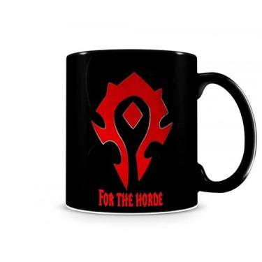 Imagem de Caneca World Of Warcraft Horda - Preta 330 ml