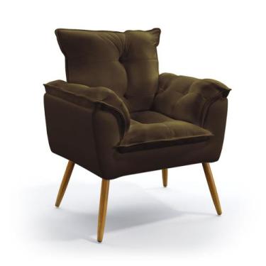 Imagem de Poltrona Beta Namoradeira F-015 Sued Estampado Colorido com Veludo Ara