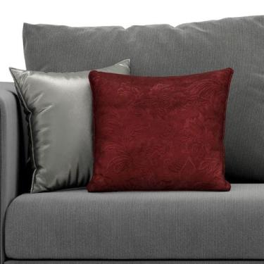 Imagem de Kit com 2 Almofadas Luxuosas Várias Cores 35x35 - ARADECOR, CINZA E BO