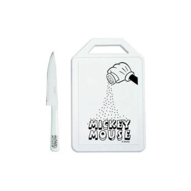 Imagem de Kit Tábua e Faca Simonaggio Disney - Mickey - 2 Pçs