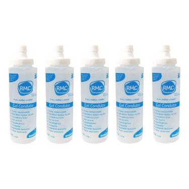 Imagem de Kit 5- Gel Condutor Contato P/ Ultrason Tens Doppler 300 Ml