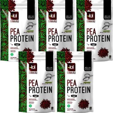 Imagem de Kit 5 Pea Protein Café Rakkau 600g - Vegano - Proteína