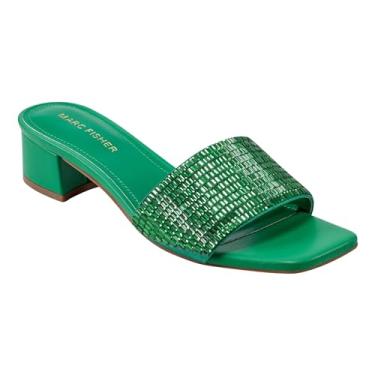 Imagem de Marc Fisher Sandália feminina de salto Casaly, Verde esmeralda 020, 40