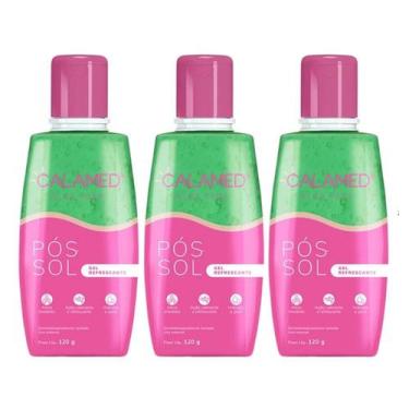 Imagem de Kit Pós-Sol Calamed Gel Aloe Vera Com 3Un De 120g Cada - CIMED