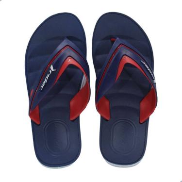 Imagem de Chinelo Masculino Rider Free III Azul e Vermelho