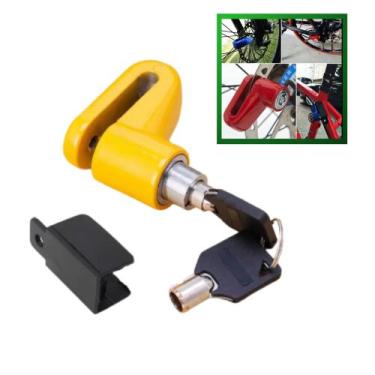 Imagem de Tranca Cadeado Trava de Disco Universal Sua Segurança Reforçada  Moto,