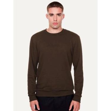 Imagem de Moletom John John Masculino Embossed Logo Marrom-Masculino