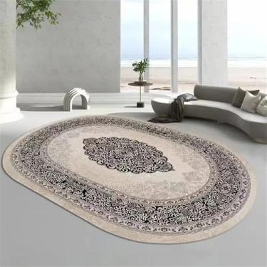 Imagem de HJZSZX Retro Sala de estar Tapete Vestiário Quarto Cabeceira Tapete macio Área de recreação Mesa de chá Tapete de pelúcia, QH1163, QD, 300x400CM