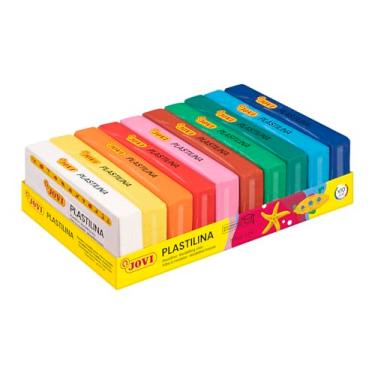 Imagem de Jovi Plasticine Tray, Tablets 150 g, (71/10S), Assorted 10 Colors, Unica