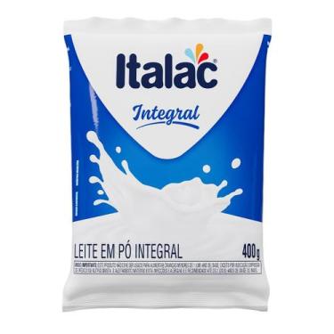 Imagem de Leite Em Pó Italac Sachê Integral 400g