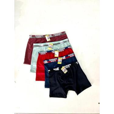 Imagem de Kit 5 Ou 7 Cueca Box Boxer Infantil Juvenil Menino Dia A Dia Confortáv