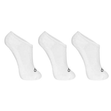 Imagem de Kit Meia Olympikus Cano Invisível 3 Pares, Branco, 33-38