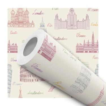 Imagem de Papel De Parede Vinílico Monumentos Europa Quarto - Bazar dos Quadros,