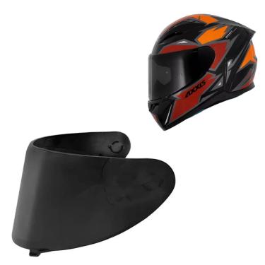 Imagem de Viseira Capacete Axxis Fumê V18b Segment Draken - Polivisor