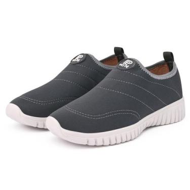 Imagem de Tenis No Pé Leve Esportivo Modelo Feminino, 34, Cinza