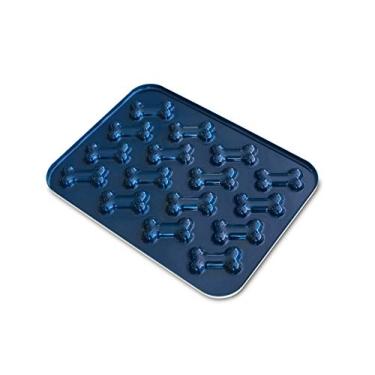 Imagem de Forma P/ 16 Biscoitos - Pampered Pet Pan Nordic Ware Azul E Bege
