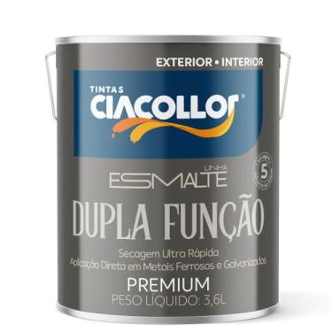 Imagem de Tinta esmalte branco neve brilhante 3,600lt secagem rapida - CIACOLLOR