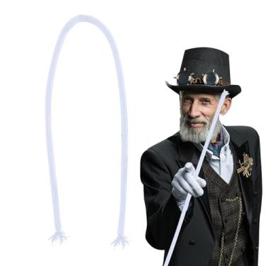 Imagem de Truque de mágica de corda rígida, truque de corda,Ferramenta de truque de ilusão óptica para truques - Adereço mágico, corda engraçada, truques de mágica para performance em palco, festa anual, shows