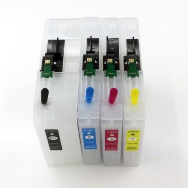 Imagem de UPink Cartucho de tinta recarregável vazio LC404 compatível com impressora Brother MFC-J1205W MFC-J1215W J1205W J1215W