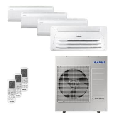 Imagem de Ar-Condicionado Multi Split Inverter 34000 BTUs Samsung Quente e Frio (3 Evap. HW 12000 + 1 Evap. K7 1 VIA 18000) 220V