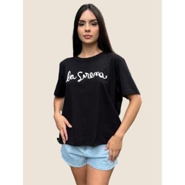 Imagem de Camiseta Feminina Comfy La Serena Colcci Cor:;Tamanho:GG-Feminino