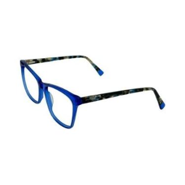 Imagem de Armação De Óculos Atitude At7136 D01 Azul Translúcido-Feminino