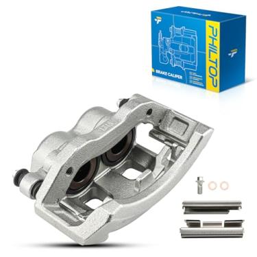 Imagem de PHILTOP Pinça de freio dianteira esquerda compatível com 2002-2005 Ram 1500 dianteiro esquerdo, 2005-2006 Durango dianteiro direito, 18-B4833