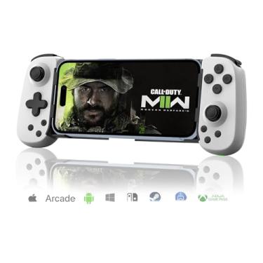 Imagem de Crotrain Wireless Gamepad Controller for iPhone 16/15/14/iPad/iOS/Galaxy S24/23/22/Android/Tablet, Phone Game Controller for Xbox Cloud Gaming/PS Remote Play/Call of Duty Mobile/Genshin/Roblox/Diablo