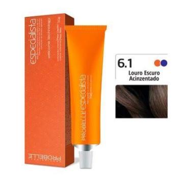 Imagem de Coloração Especialista Probelle 6.1 Louro Escuro Acizentado 50 G