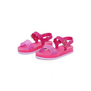 Imagem de Sandália Infantil Feminina Linha Premium - PrettaPortte, Rosa pink, 31