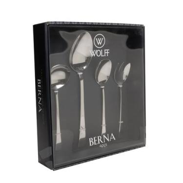 Imagem de Conjunto 4pç para servir de aço inox Berna Wolff - 71954