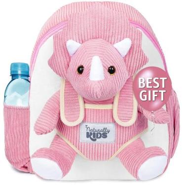Imagem de Mochila Naturally KIDS Medium Dinosaur para crianças de 5 a 7 anos com