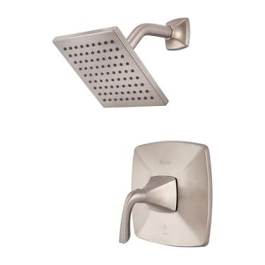 Imagem de Pfister Acabamento apenas para chuveiro LG89-7BSK Bronson 1 alça em níquel escovado