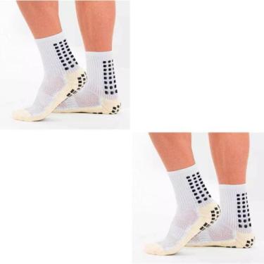 Imagem de 2 Pares Meia Antiderrapante Futebol Esportiva Estilo Prosock - PROSOCK