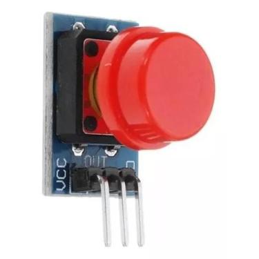 Imagem de Módulo Botão Push Button 12Mm Com Capa 3 Pinos Para Arduino - OEM