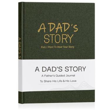 Imagem de Dad's Life Story Journal Artmag Linen, capa dura, 25x19 cm
