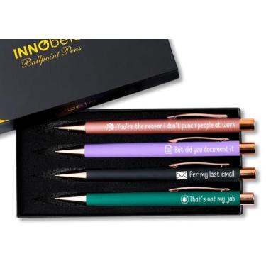 Imagem de Conjunto de canetas esferográficas InnoBeta com 4 caixas de presente d