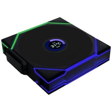 Imagem de Fan Lian Li Uni Fan TL Wireless LCD 120 Preto ARGB 12TLLCD1W1B BLACK