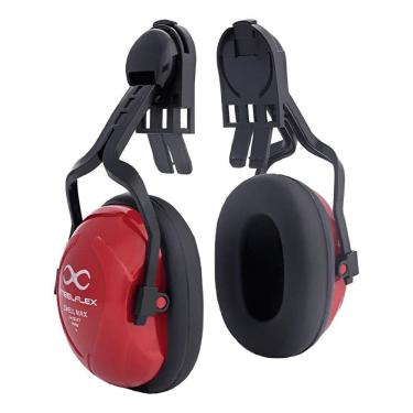 Imagem de Protetor Auricular Acoplar Capacete Steelflex Turtle Cor Ver