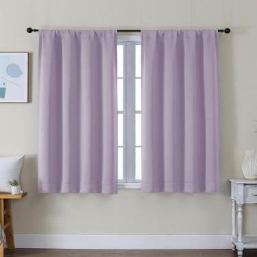 Imagem de Cortinas Blackout Simplebrand Ava Lilac 114x115cm 2 painéis